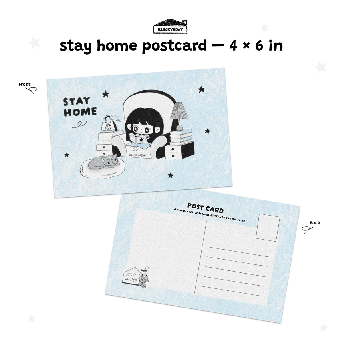 Stay Home Postcard