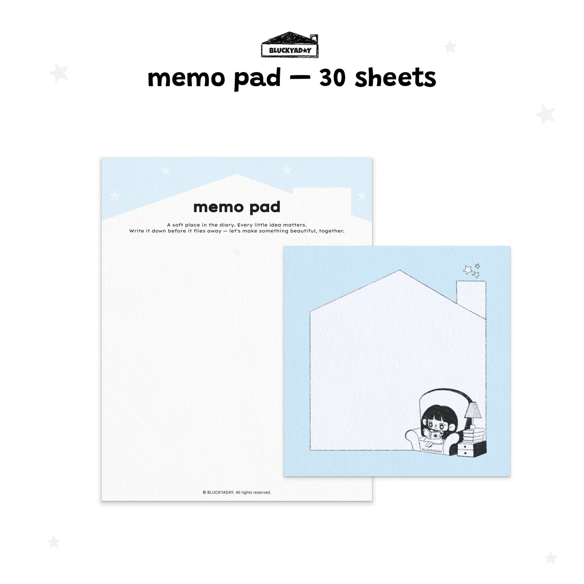 Stay Home Mini Memo Pad